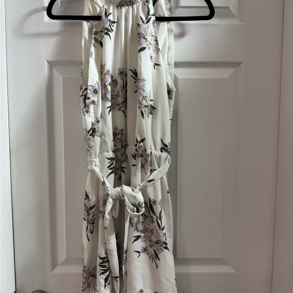Floral Halter Maxi Dress Dynamite Small